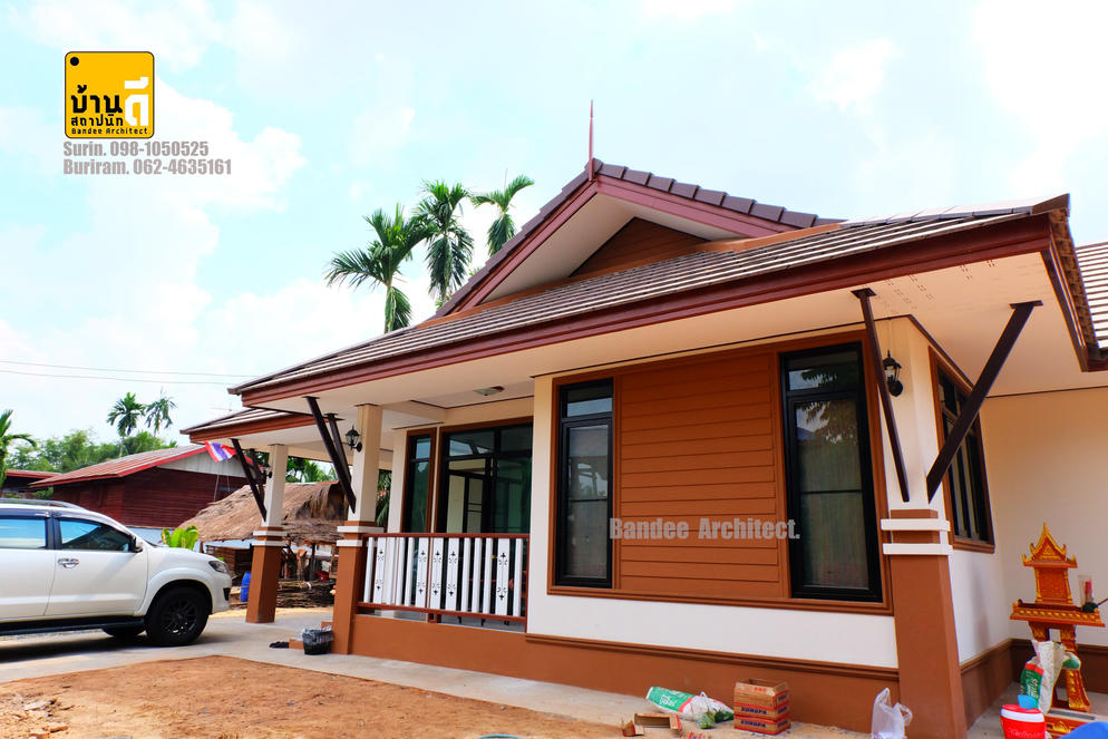 ผลงานบ้านคุณสิทธิโชค แป้นงาม