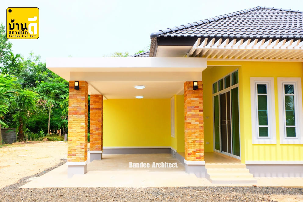 ผลงานการก่อสร้าง บ้านพ.ต.ต.แดง ศรีสมบูรณ์