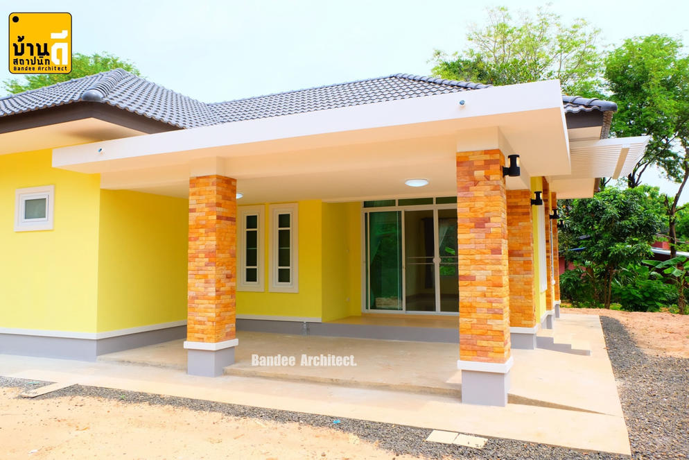 ผลงานการก่อสร้าง บ้านพ.ต.ต.แดง ศรีสมบูรณ์