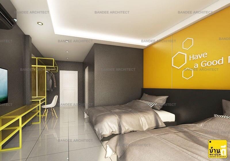 งานออกแบบและตกแต่งภายในโรงแรม Seven Bee Boutique Hotel
