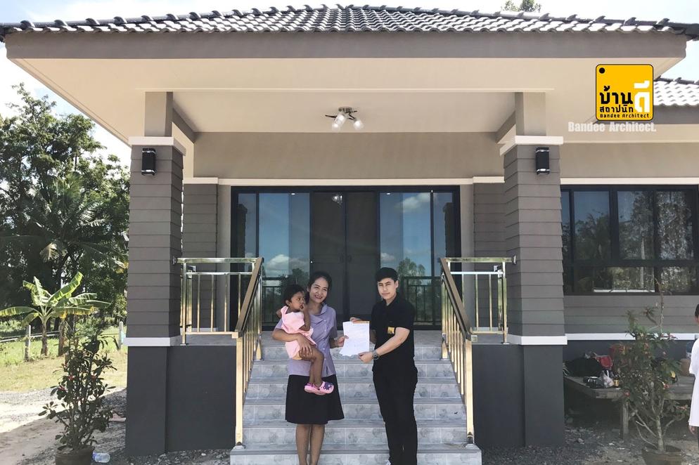 บ้านดีสถาปนิกส่งมอบบ้านให้คุณสุทธิพร ชัยฉลาด