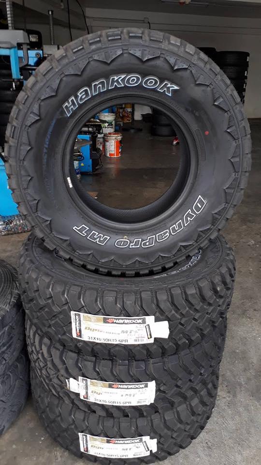 เปลี่ยนยาง Hankook RT03 Mud สำหรับรถ 4x4