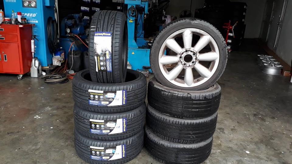 เปลี่ยนยาง GoodYear Eagle F1