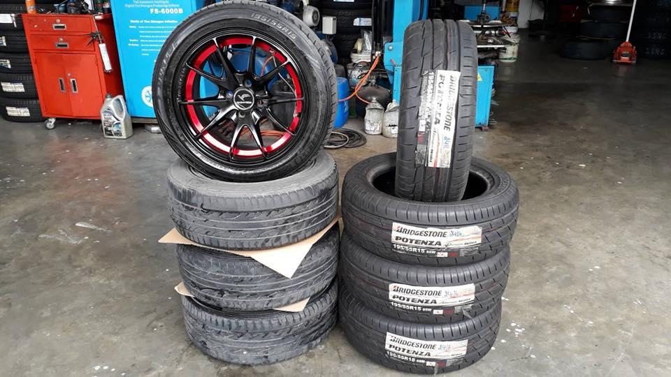 เปลี่ยนยาง Bridgestone RE003 ไว้ใจ CS.automax 2555