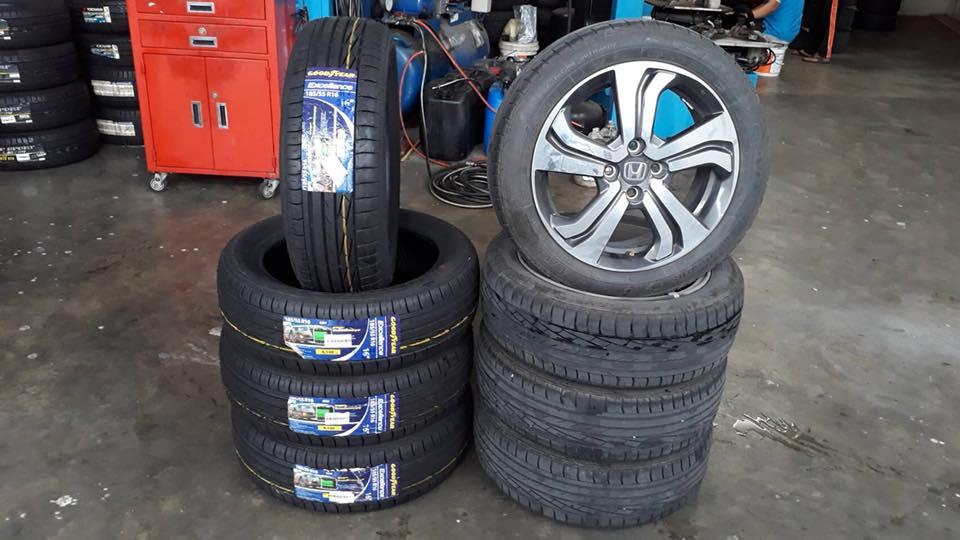 เปลี่ยนยาง GoodYear ไว้ใจ CS.automax 2555