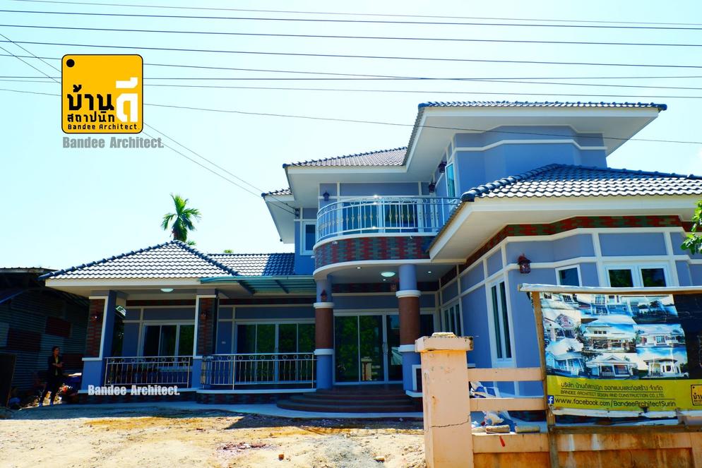 งานก่อสร้างบ้านคุณธัญสิริ สำรวมรัมย์