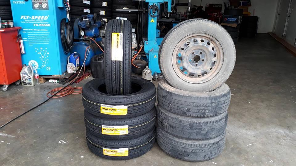 เปลี่ยนยาง Bridgestone R611 ที่ CS.automax 2555