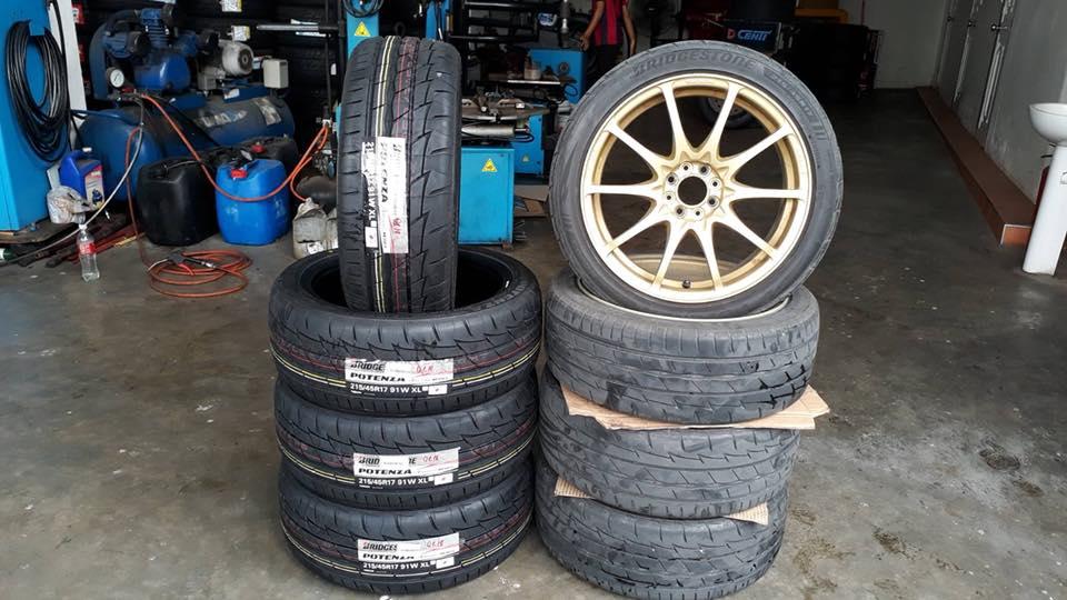 เปลี่ยนยาง Bridgestone RE003 ที่ CS.automax 2555