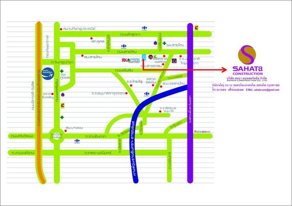 แผนที่ บริษัท สหธา คอนสตรัคชั่น จำกัด