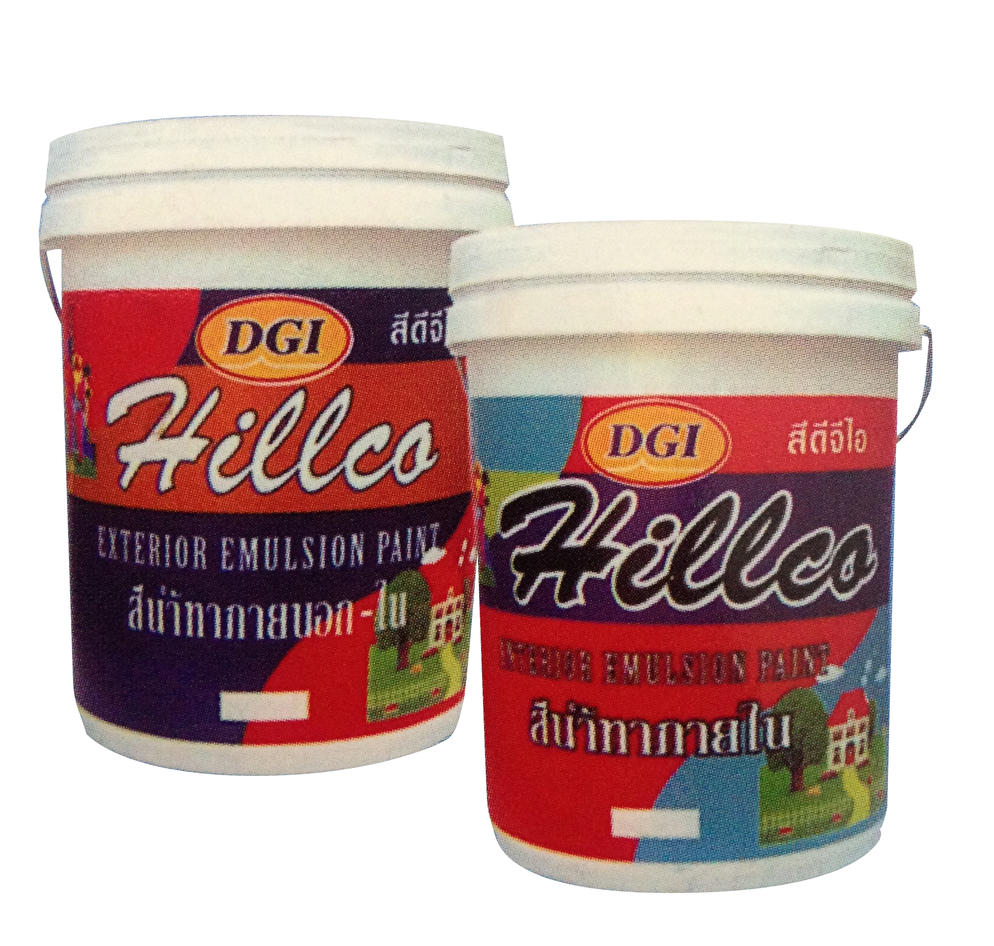 Hillco สีน้ำพลาสติก สำหรับภายนอกและภายใน