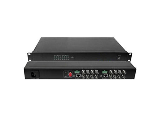 16-Channel BNC over Fiber Extender Kit, 20km, Rack Mount รุ่น AVF-1160R