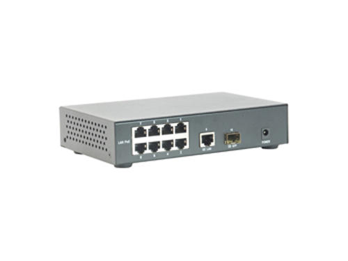 10-Port Fast Ethernet PoE Switch, 1 x RJ45 Gigabit, 1 x SFP Gigabit, 9 PoE Outputs, 115W รุ่น FGP-1000