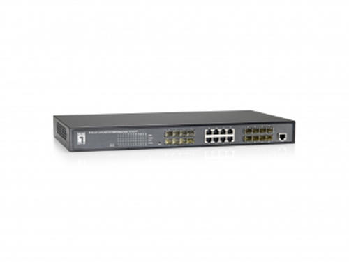 24-Port Web Smart Gigabit Switch, 16 x SFP รุ่น GEL-2461