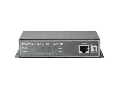 5-Port Gigabit PoE Switch, 61.6W, 802.3af PoE, 4 PoE Outputs รุ่น GEP-0520(power adapter included)/GEP-0520Z (excl. power adapter )