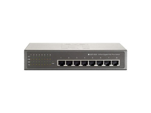 8-Port Gigabit PoE Switch, 802.3at PoE+, 61.6W รุ่น GEP-0820