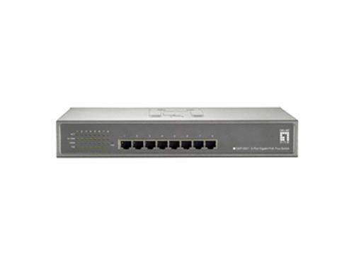 8-Port Gigabit PoE Switch, 802.3at PoE+, 123.2W รุ่น GEP-0821