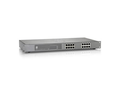 16-Port Gigabit PoE Switch, 802.3at PoE+, 240W รุ่น GEP-1621