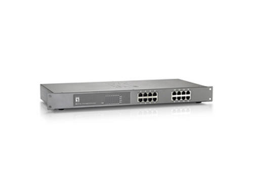 16-Port Gigabit PoE Switch, 802.3at PoE+, 480W รุ่น GEP-1622