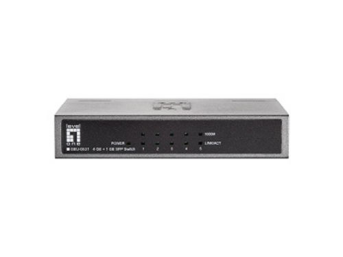 5-Port Gigabit Ethernet Switch, 1 x SFP รุ่น GEU-0521