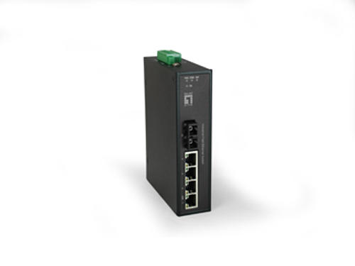 5-Port Industrial Fast Ethernet Switch, 1 x SC Multi-Mode Fiber, 2km รุ่น IFS-0502