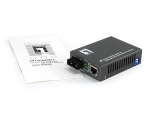 10/100BASE-TX to 100BASE-FX SMF SC PoE PD Converter รุ่น FVT-0104TXFC