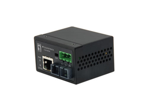 Industrial Fast Ethernet mini Media Converter - 10/100Mbps RJ-45 Copper to 100Mbps SC Multi-Mode Fiber, 2KM รุ่น IEC-4001