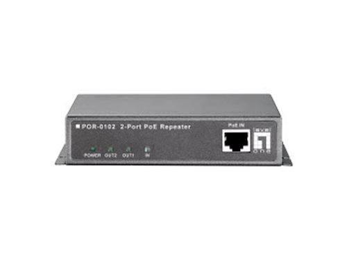 PoE Repeater, 2 Ports, Cascade รุ่น POR-0102