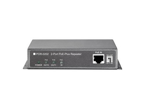 PoE Repeater, 2 Ports, Cascade, 802.3at PoE+ รุ่น POR-0202