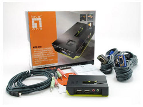 2-Port USB KVM Switch with Audio รุ่น KVM-0221