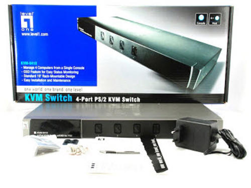 4-Port KVM Switch with OSD for PS/2 รุ่น KVM-0410