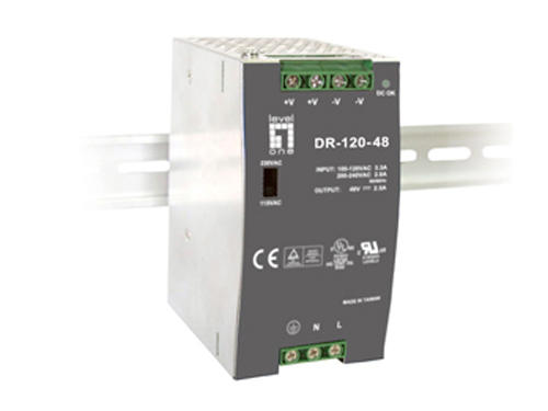 Industrial Power Supply, 120W, 48VDC, DIN-Rail, PoE Ready รุ่น POW-4840