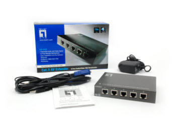 5-Port Cat.5 Audio/Video Transmitter รุ่น AVE-9205
