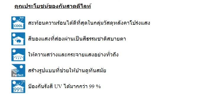 คุณประโยชน์ของกันสาดดีไลท์