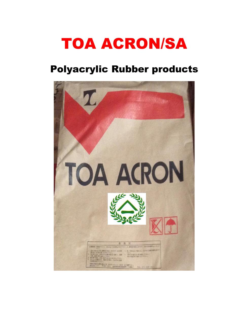 Polyacrylic rubber (ACRON AR 801)