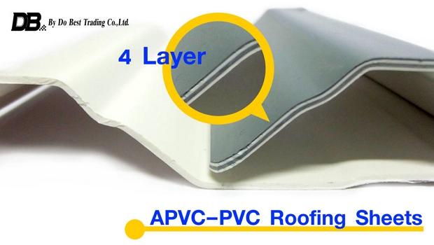 แผ่นหลังคาสมาร์ทรูฟ APVC - UPVC