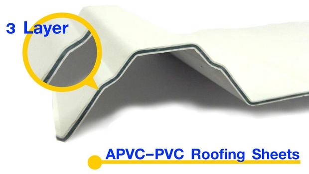 แผ่นหลังคาสมาร์ทรูฟ APVC - UPVC