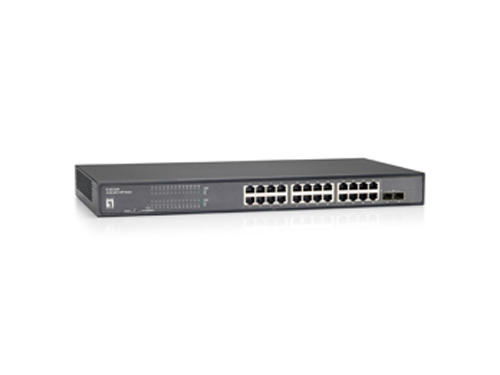 26-Port Gigabit Ethernet Switch, 2 x SFP รุ่น GEU-2429