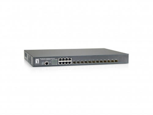 20-Port L2 Managed Gigabit Ethernet Switch, 12 Ports SFP Plus 10-Gigabit, 8 ports Gigabit Ethernet รุ่น GTL-2060