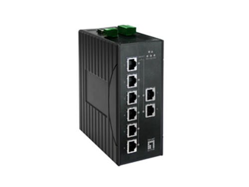 8-Port Industrial L2 Managed Gigabit Ethernet Switch, DIN-Rail  รุ่น IES-0880