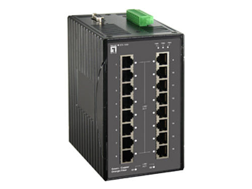 18-Port Industrial L2 Managed Fast Ethernet Switch, DIN-Rail, 2 x SFP/RJ45 Combo Gigabit รุ่น IES-1890