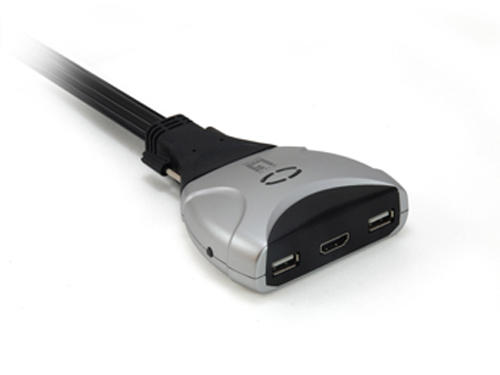 2-Port Cable KVM Switch, HDMI, USB รุ่น KVM-0290