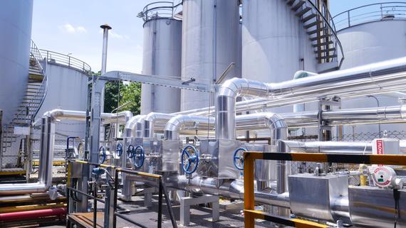งานหุ้มฉนวน ท่อ Steam Boiler