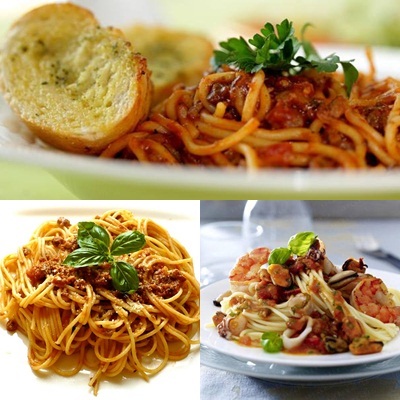 mon chinh spaghetti