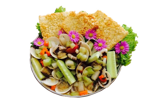 Cơm cháy tươi sốt hải sản 2
