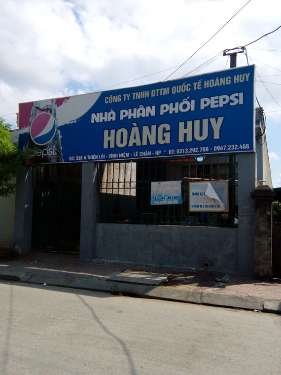Nhà Phân Phối Pepsi Hoàng Huy