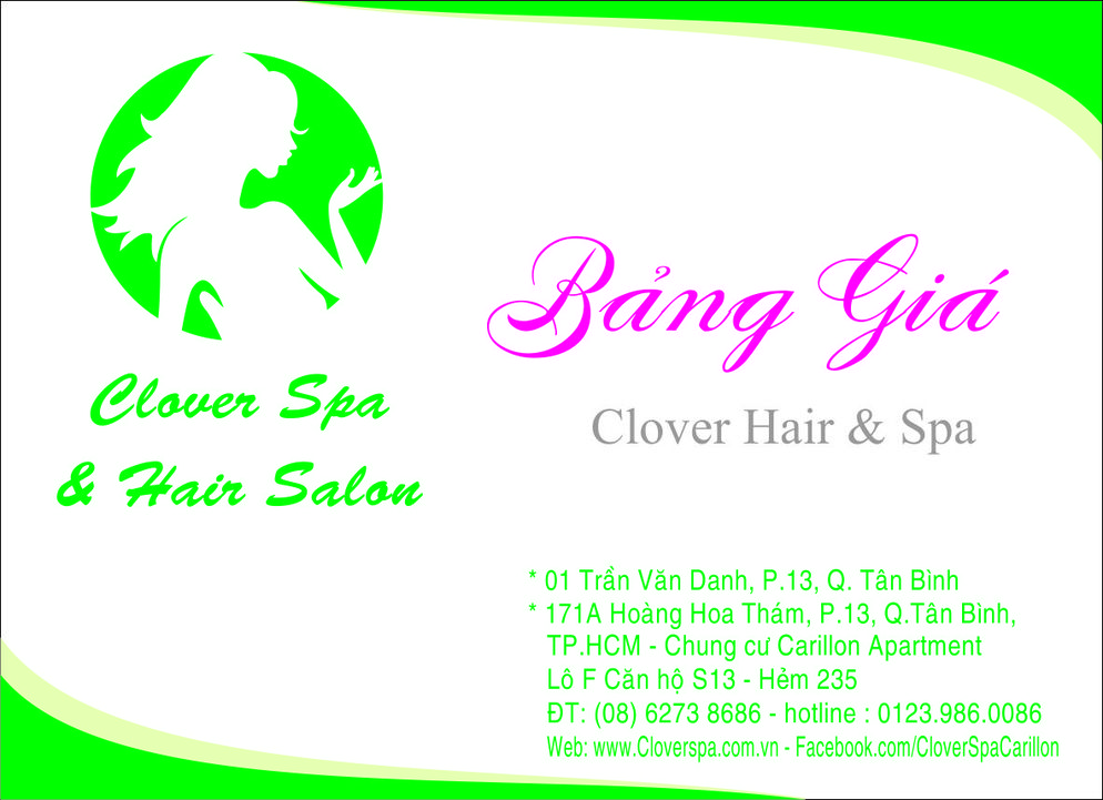 BẢNG GIÁ TÓC
